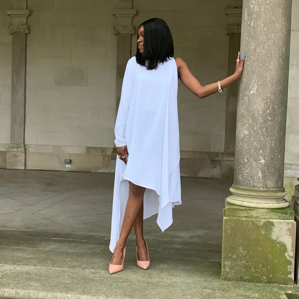 Beautiful BCBG White Dress